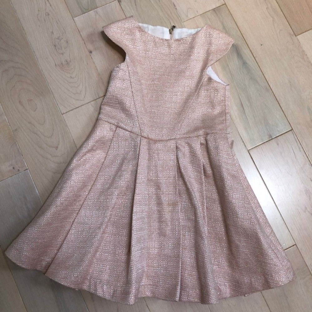 Tartine et chocolat girls bow back accents French designer dress